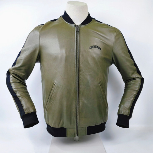 Chevignon lederjacke grün - lederjacke,