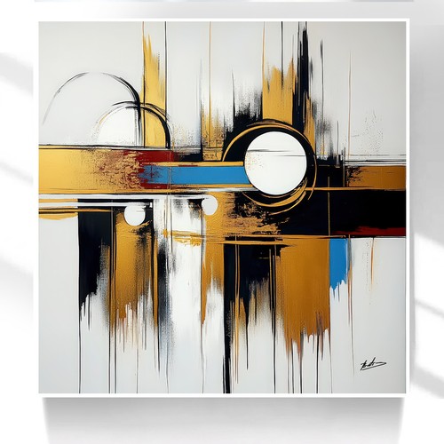 Leinwand bild abstrakt - leinwand,