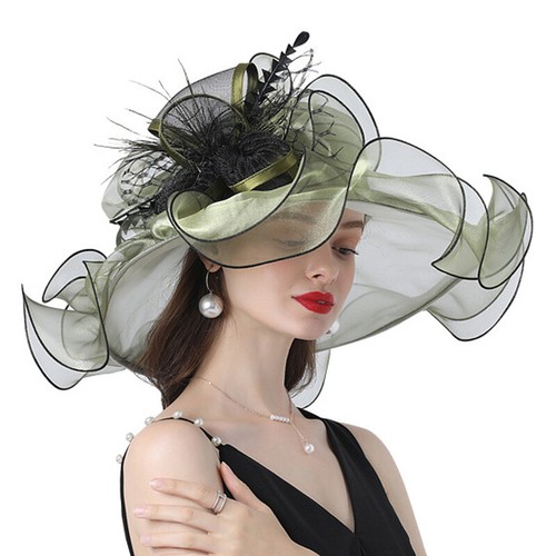 Damen organza hut breite - damen,