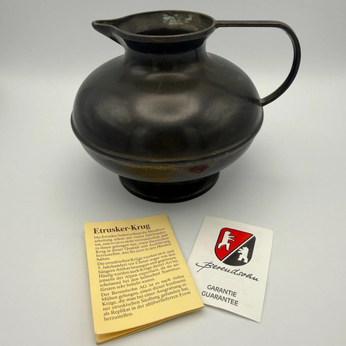 Behrendsohn bronze krug replik - krug,