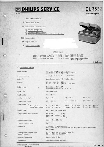 Philips service manual für - service,