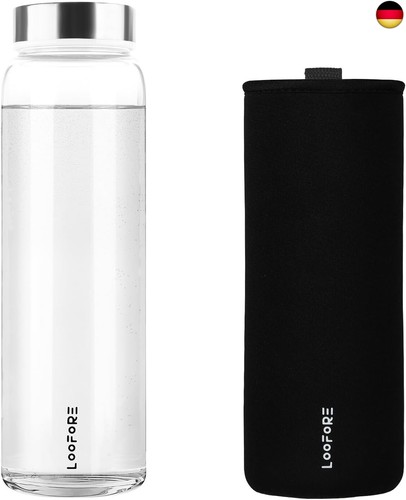 Glasflasche liter 1l - glasflasche, /