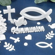 Kommunion Deko Set Holz