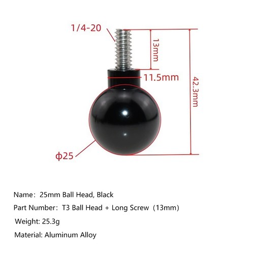 Series 25mm ball - t3,