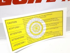 AUFKLEBER RAD RÄDER RADMUTTERN VW GOLF 2 GTI G60 16V SYNCRO 321000398