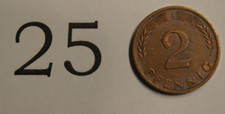 2 Pfennig 1969 "J" magnetisch
