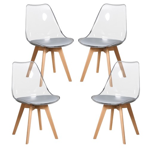 4er set transparent - 4er,