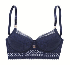 Neuer dunkelblauer Bügel-BH