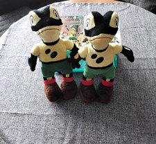 2 Stück Figuren Salamander Lurchi Plüsch unbespielt 34 cm