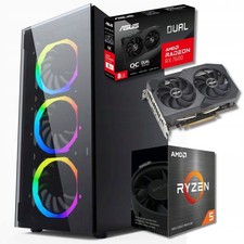 BSG Raptor Gaming-Computer Ryzen 5 5600 16GB DDR4 512GB SSD RX 7600 Win11