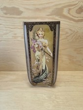 Goebel Glas Vase Die Vier Jahreszeiten Alphonse Mucha Herbst & Frühling Motiv