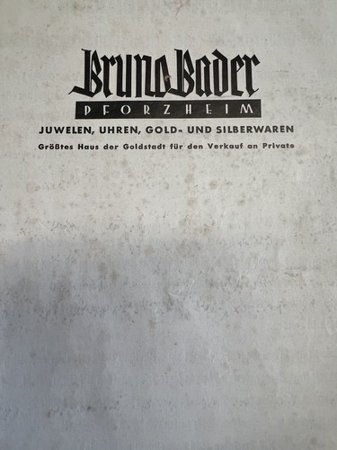 Alter bader katalog - katalog, raritÄt!