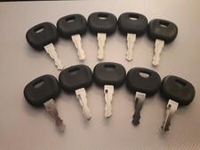 10x Schlüssel 14603 Zündschlüssel Gabelstapler Bagger Traktor Fendt Wacker Bomag