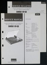 Original SANSUI XR-Q9 Turntable Service-Manual/Diagram/Parts List o153