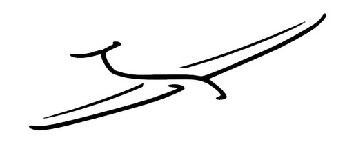Aufkleber segelflugzeug - aufkleber,