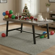 70.87" Industrial Wooden