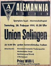 Plakat 1981 TSV Alemannia