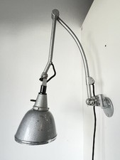 alte Midgard Wandlampe 50er Werkstattlampe Gelenklampe Bauhaus Lampe Leuchte