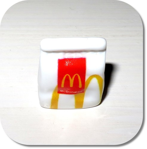 Miniatur mcdonalds tüte - mcdonalds-tüte,, neu