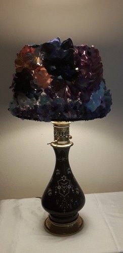 Tischlampe 70er glasfuß - 70er,