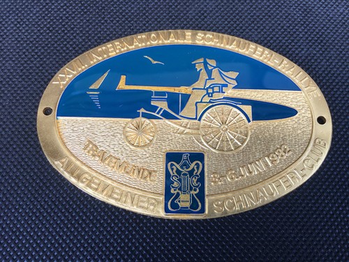 Alte auto plakette - auto-plakette, int