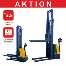 🔥 Elektro Hochhubwagen elektrisch 1,6 t Hubhöhe 3,5 M Stapler Hubwagen Ameise