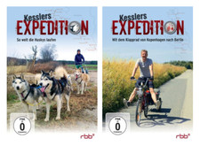 2 DVD KESSLERS EXPEDITION SO WEIT DIE HUSKYS LAUFEN MIT DEM KLAPPRAD KOPENHAGEN