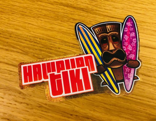 Hawaiian tiki aufkleber - hawaiian,