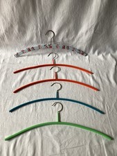 Retro Kleiderbügel gummiert rutschfest 5 Stück.