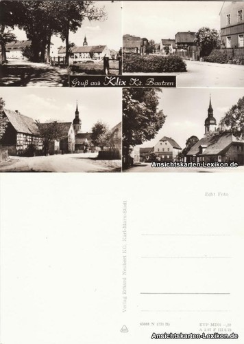 Ansichtskarte klix großdubrau - ansichtskarte, klix-großdubrau