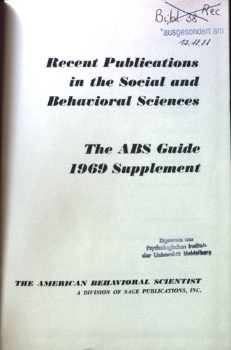 Recent publications the - recent, in