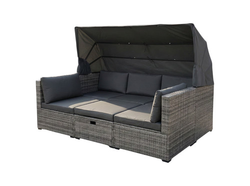 Rattan lounge set - rattan, dach