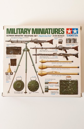 Tamiya german infantry - german, weapons