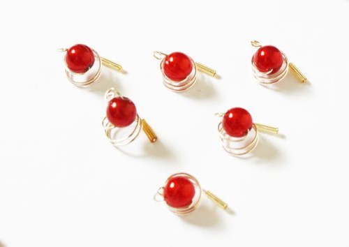 Haarschmuck 6 haarspiralen - -,