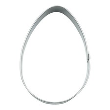 Ausstecher Ei 5,5 cm Plätzchenausstechform Keksform Osterei Ostern Unterteil