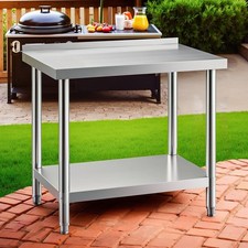 Küchen Arbeitstisch Edelstahltisch Edelstahl Küchentisch Gastro Arbeitsplatte