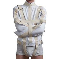 Straitjacket Weiß S / M / L / XL / BDSM Zwangsjacke - KlinikBondage®
