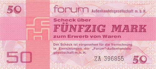 Ddr banknote mark - 50, forum