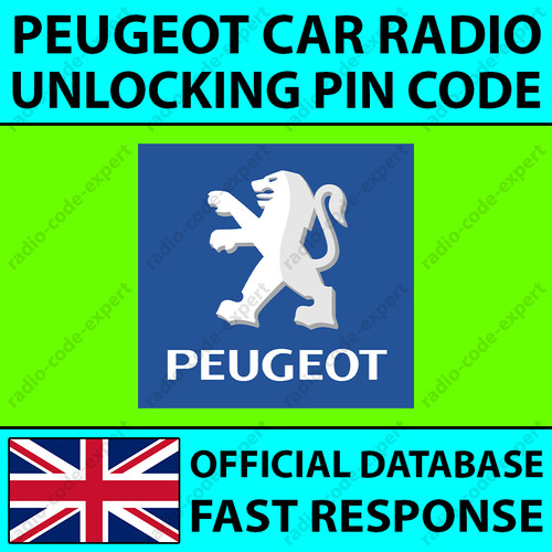 Peugeot radio pin - radio, code