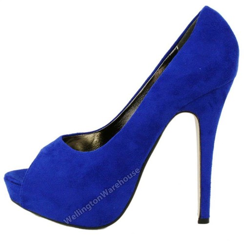 Peeptoe plaform damenschuhe - peeptoe,