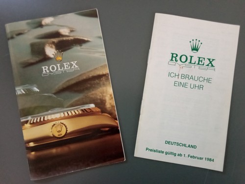 Rolex oyster prospekt mit - prospekt,