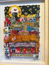 Fazzino Meowing In Mancatten GRAFIK Limited Edition