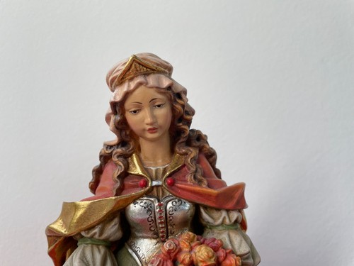 Holzfigur heilige elisabeth - holzfigur,,
