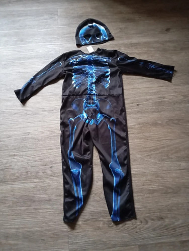 Skelett kinderkostüm mit - skelett,