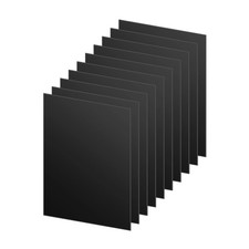 Plastikplatte Schwarz 25x20cm 1mm 10 Stück Acryl Glas Plexiglas Bastelmaterial