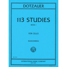 113 Studies, book 1, cello