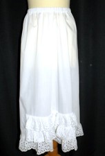 Dirndl Unterrock, weiss, Länge 78 cm,  Gr. 36 - 40