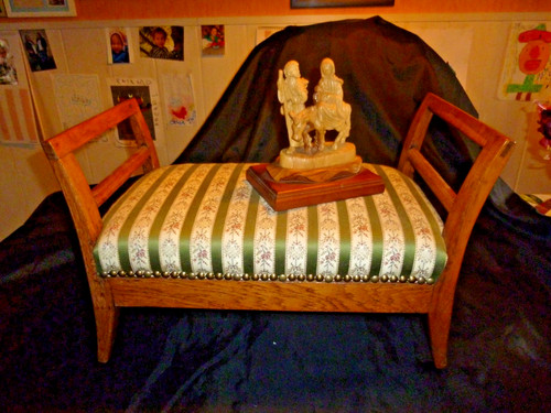 Heilige familie olivenholz - familie,