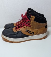 Fila High Top Sneaker Boots Herren Schwarz/Braun Gr. 47 US 13