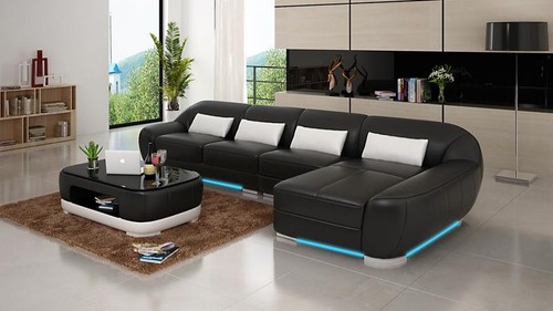 Ledersofa mit